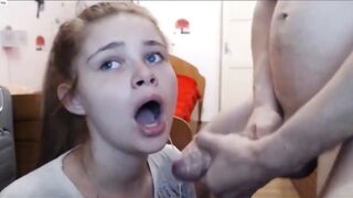 19 éves fiatal picsa megszopatva