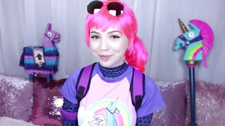 Fortnite cosplayes spiné cumizza a műfaszokat