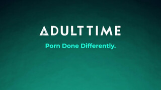 ADULT TIME - nagy kannás világos szőke nagy kannás barnával ollózik és dug