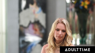 ADULT TIME - Rachael Cavalli-t a szexy tini bébiszitter ujjazza, majd nem tud ellenállni a lucskos leszbi 69-nek!